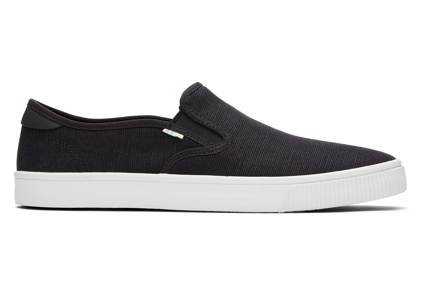 Toms Slip On Męskie Czarne - Baja - 86ZFAVCON